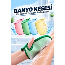 Mucit Home Ele Geçmeli Vücut Kesesi Cilt Temizleyici Ölü Deri Sökücü Giderici Kese Lif Banyo Hamam Kesesi