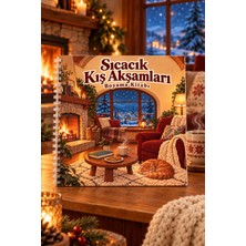 Z&R Craft Sıcacık Kış Akşamları Yetişkin Boyama Kitabı - Cozy Kış Temalı Boyama Kitabı - 20X20 Ölçü - 30 Görsel