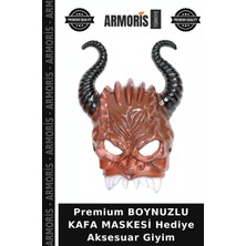 Armoris Premium Boynuzlu Kafa Maskesi Hediye Aksesuar Giyim