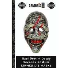 Armoris Özel Üretim Detay Seçenek Kostüm Kırmızı Diş Maske