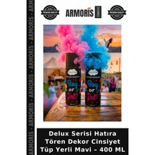 Armoris Delux Serisi Hatıra Tören Dekor Cinsiyet Tüp Yerli Mavi – 400 ml