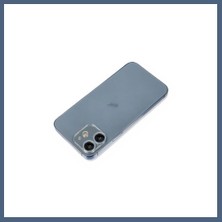Bezos iPhone 12 Mini Uyumlu Shine Kamera Lens Koruma Cam - Sierra Blue BZS10