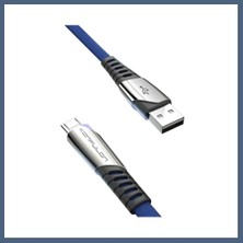 Bezos Konfulon DC16 Micro USB Kablo 1m 2.4A - Mavi BZS10