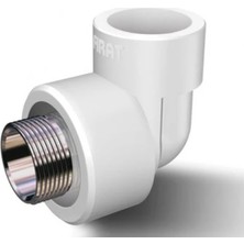 Fırat Pprc Dış Dişli Dirsek 20 mm Yüksek Kalite Malzeme ile Sağlam ve Dayanıklı 1 Adet