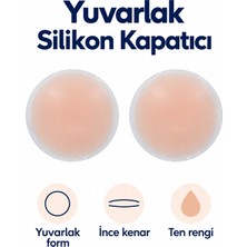 3 Çift Silikon Göğüs Ucu Gizleyici ve Kapatıcı Kadın Meme Ucu Kapatıcı Gizleyici