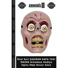 Armoris Özel Seri Şaşıran Kafa Tası Maske Arkadaşa Hediye Ilginç Obje Duvar Süsü