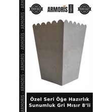 Armoris Özel Seri Öğe Hazırlık Sunumluk Gri Mısır 8’li