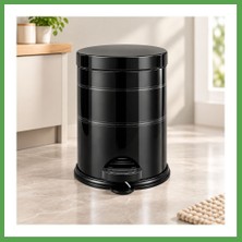 Bezos Mikro 5 L Siyah Pedallı Çöp Kovası Mgc
