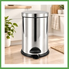 Bezos 12 L Metal Pedallı Çöp Kovası Mgc