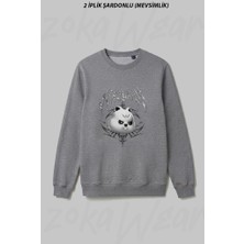 Zoka Wear Stray Kids Skzoo Evil Han Quokka K-Pop Muzik Grubu Ön Baskılı Bisiklet Yaka Sweatshirt