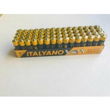 İtalyano Italyano 60 Adet AA İnce Pil 1,2 V Kapasite ile Uzun Ömürlü Güç Kaynağı