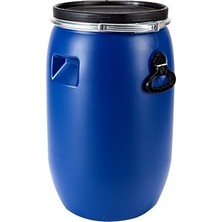 Kartem 30 lt Çemberli Plastik Varil Kırmızı Renkli Dayanıklı ve Modern Tasarımlı