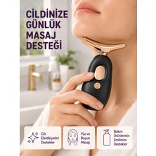 Elarque Yüz ve Göz Altı Masaj Cihazı, Kırışıklık ve Nemlendirme Destekli