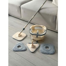 Elarque Master Clean Pro Temiz Kirli Suyu Ayırabilen Mop Seti +2 Yedek Mop