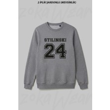 Zoka Wear Stiles Stilinski Dizi Teen Wolf Ön Baskılı Bisiklet Yaka Sweatshirt