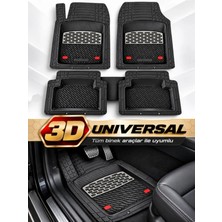 Zafaks Opel Corsa Uyumlu Universal Derin Havuzlu Paspas Krom Tam Set