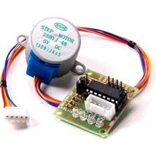 Hobi Trend 28 Byj-48 Redüktörlü Step Motor ve ULN2003A Step Motor Sürücü Kartı