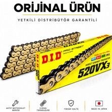 Dıd Ktm 390 Adventure (2020-2023) 520-118 X-Ringli Zincir (Gold Renk)