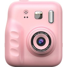 Hd Ekranlı Çocuk Fotoğraf Makinesi Video Kayıt ve Baskı Kağıdı Kalem Hediyeli