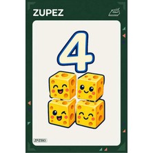 Zupez ZPZ593 – Dört Peynir Küpü Ütüyle Uygulanabilir Transfer Baskı