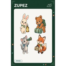 Zupez Minik Yıldız Kampı 19X25 cm Ütüyle Uygulanan Baskı ZPZ1224