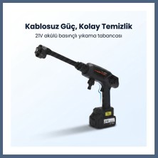 Bezos Kablosuz Basınçlı Yıkama Tabancası | Taşınabilir Oto Yıkama BZS10
