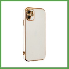 Bezos iPhone 12 Uyumlu Kılıf Volet Silikon - Beyaz Mgc