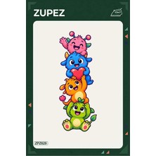 Zupez ZPZ629 – Iyilik Ekibi Totemi Ütüyle Uygulanabilir Transfer Baskı