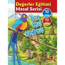 TeknoKapsül Bir Kuş Konmuş - Değerler Eğitimi Masal Serisi 10 Kitap Set