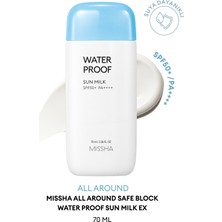 Tere, Suya Dayanıklı Güneş Sütü MISSHA All Around Safe Block Water Proof SPF 50+ PA++++