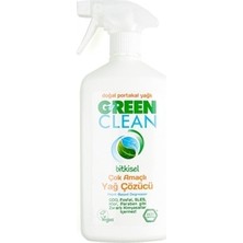 Green Clean 500 ml Organik Çok Amaçlı Yağ Çözücü Bitkisel Özellikler ile Güçlü Temizlik