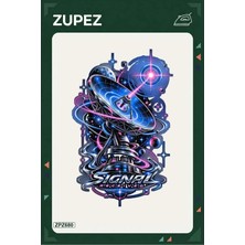 Zupez ZPZ680 – Signal Received Ütüyle Uygulanabilir Transfer Baskı