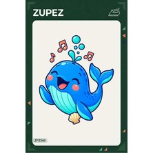 Zupez ZPZ560 – Balina Şarkısı Ütüyle Uygulanabilir Transfer Baskı