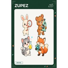 Zupez Minik Bilim Masası 19X25 cm Ütüyle Uygulanan Baskı ZPZ1314
