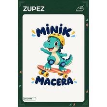 Zupez Minik Macera 19X25 cm Ütüyle Uygulanan Baskı ZPZ1048