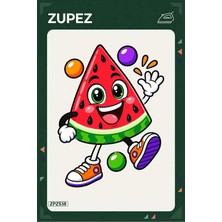 Zupez ZPZ538 – Neşeli Karpuz Dilimi Ütüyle Uygulanabilir Transfer Baskı