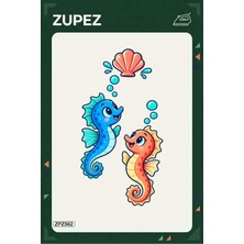Zupez ZPZ562 – Denizatı Baloncuk Yarışı Ütüyle Uygulanabilir Transfer Baskı