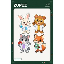 Zupez Minik Bilim Istasyonu 19X25 cm Ütüyle Uygulanan Baskı ZPZ1384