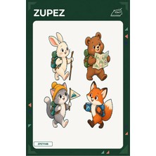 Zupez Minik Dağ Macerası 19X25 cm Ütüyle Uygulanan Baskı ZPZ1146