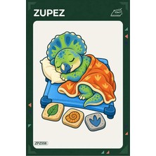 Zupez ZPZ558 – Uyku Vakti Fosilleri Ütüyle Uygulanabilir Transfer Baskı