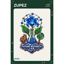 Zupez ZPZ749 – Future Botanica Lab Ütüyle Uygulanabilir Transfer Baskı