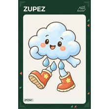 Zupez ZPZ541 – Yağmur Botlu Bulut Ütüyle Uygulanabilir Transfer Baskı