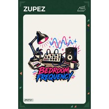 Zupez ZPZ721 – Bedroom Frequency Ütüyle Uygulanabilir Transfer Baskı