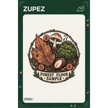 Zupez ZPZ827 – Forest Floor Sample Ütüyle Uygulanabilir Transfer Baskı