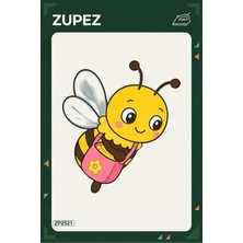 Zupez ZPZ521 – Arı Polen Postacısı Ütüyle Uygulanabilir Transfer Baskı