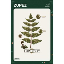 Zupez ZPZ820 – Fern Study Ütüyle Uygulanabilir Transfer Baskı