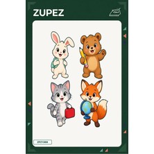 Zupez Minik Okul Çantası 19X25 cm Ütüyle Uygulanan Baskı ZPZ1366