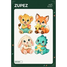 Zupez Neşeli Minikler 19X25 cm Ütüyle Uygulanan Baskı ZPZ1007