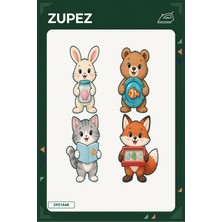 Zupez Minik Deniz Müzesi 19X25 cm Ütüyle Uygulanan Baskı ZPZ1446