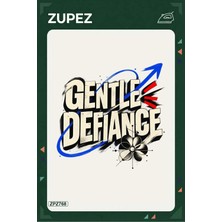 Zupez ZPZ768 – Gentle Defiance Ütüyle Uygulanabilir Transfer Baskı